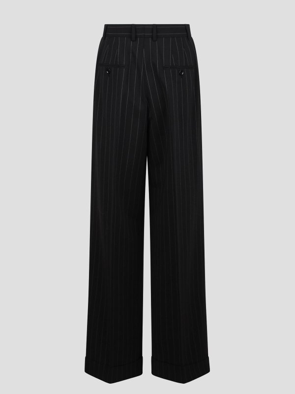 DOLCE & GABBANA: casual trousers online - Pinstripe Trousers