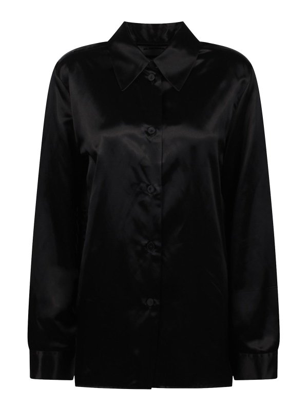 JIL SANDER: Hemden - Hemd - Schwarz