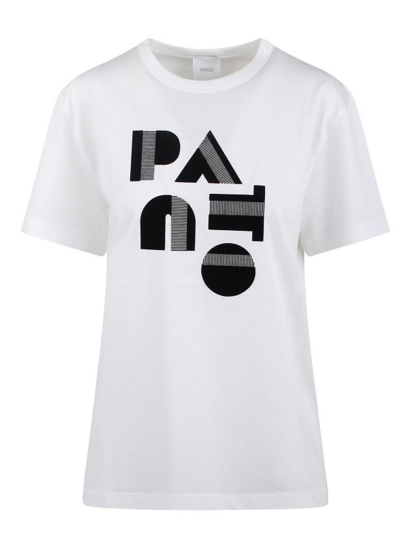 PATOU: T-shirts - T-Shirt - Weiß