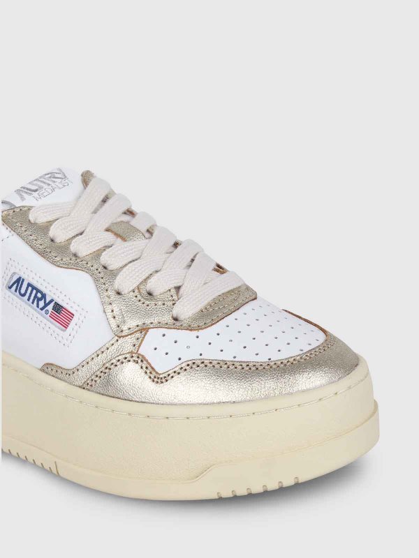 The Best Shops AUTRY: trainers - Medalist Platform Sneakers In Leather