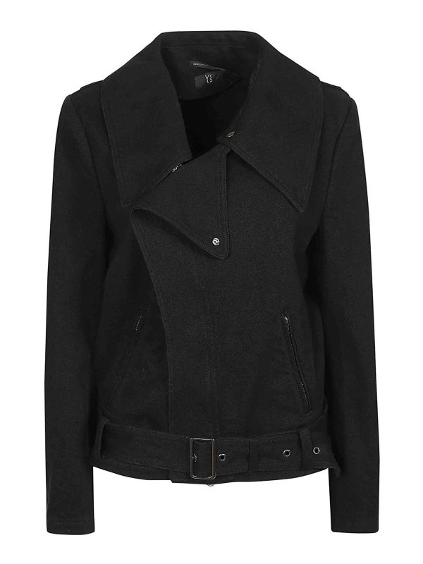 YOHJI YAMAMOTO: casual jackets - Ka Biker Jk