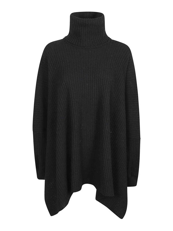 YOHJI YAMAMOTO: Capas  y Ponchos - Capa - Negro