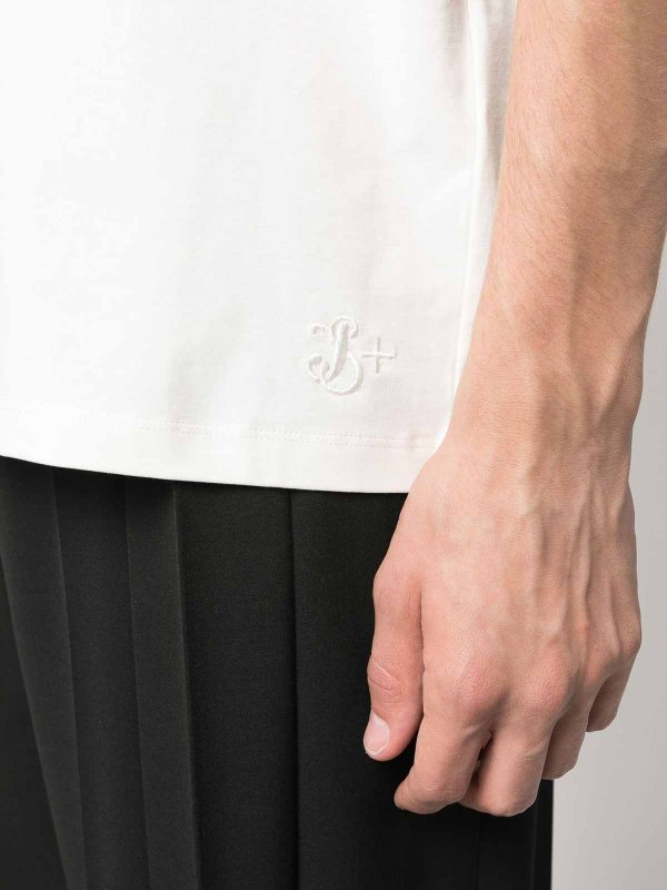 JIL SANDER: Camisetas online - Camiseta - Negro