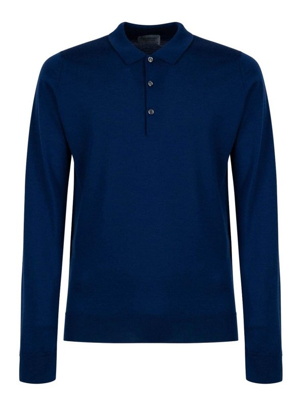 JOHN SMEDLEY: T-shirts - T-Shirt - Bleu