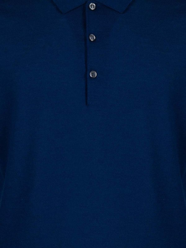 JOHN SMEDLEY: T-shirts online - T-Shirt - Bleu
