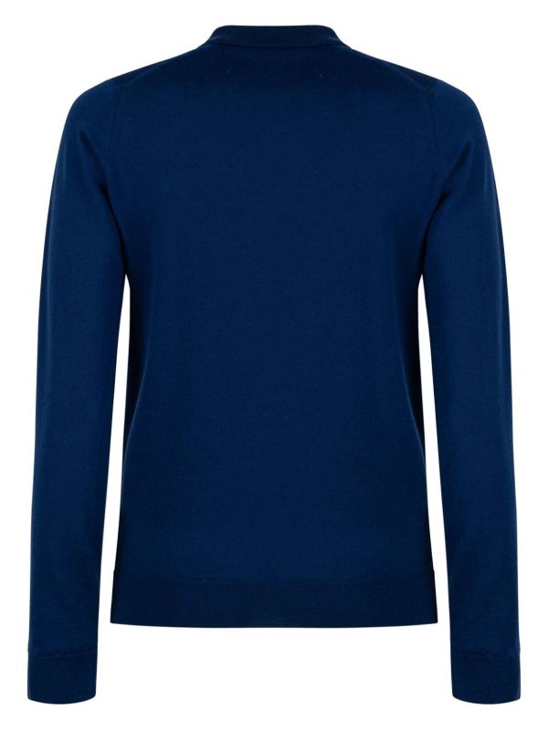 The Best Shops JOHN SMEDLEY: T-shirts - T-Shirt - Bleu