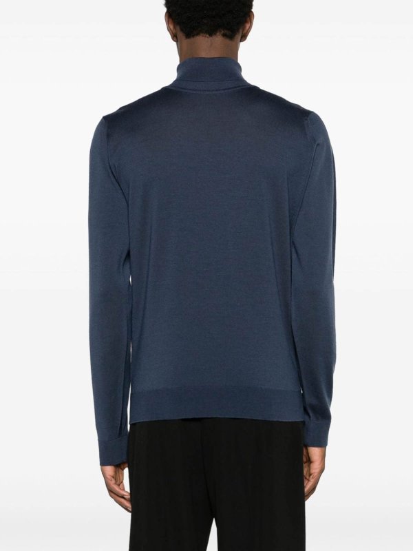 The Best Shops JOHN SMEDLEY: crew necks - Blue sweater