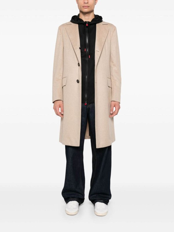 KITON: Abrigos largos online - Capa - Beis