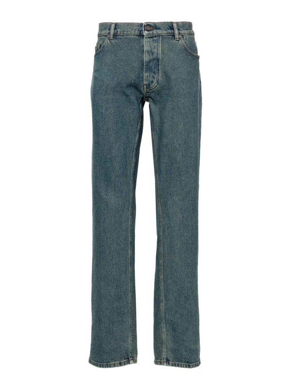 LARDINI: straight leg jeans - Denim jeans