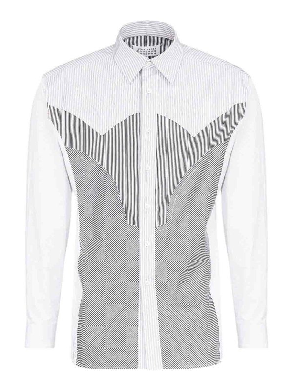 Maison Margiela: camicie - Camicia in cotone