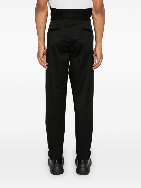 MONCLER: Pantalons casual online - Pantalons Décontractés - Noir