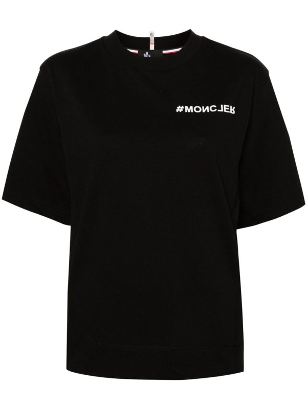 MONCLER: t-shirt - T-shirt in cotone