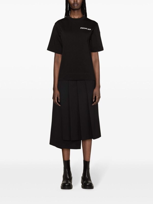 T-shirt in cotone shop online: MONCLER