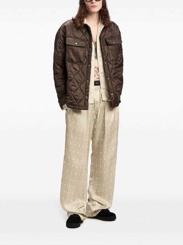 The Best Shops Palm Angels: Chemise - Vert