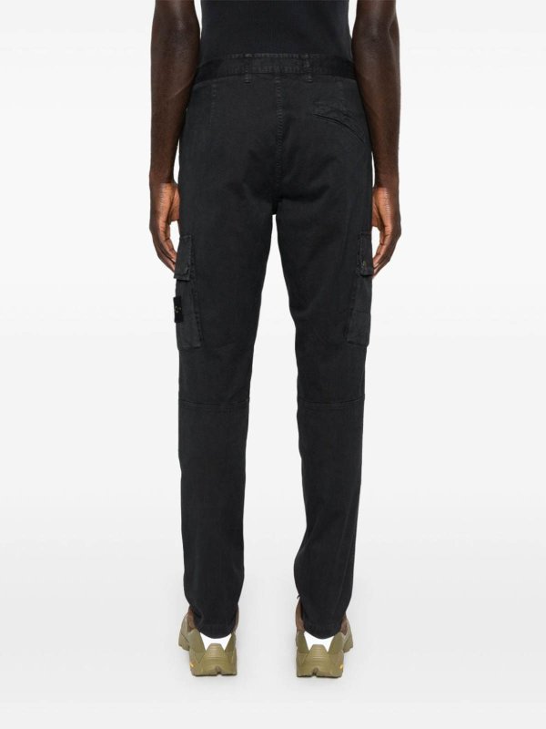 The Best Shops STONE ISLAND: Pantalones casual - Pantalón Casual - Negro