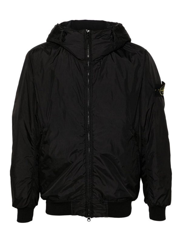 STONE ISLAND: Capes & Ponchos - Cape - Schwarz