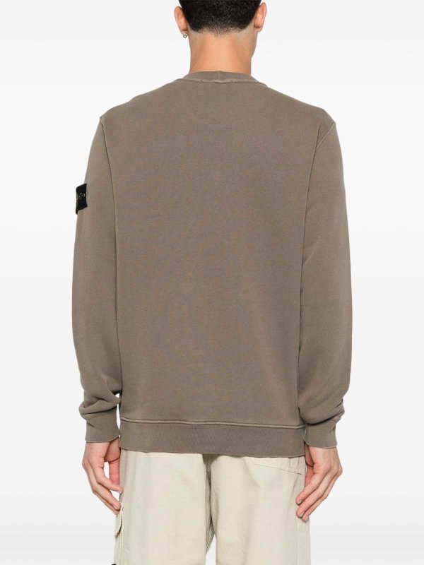 Felpa in cotone shop online: STONE ISLAND