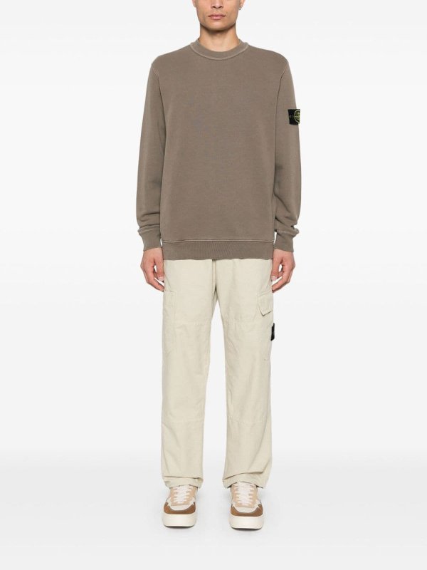 STONE ISLAND buy online Felpa in cotone