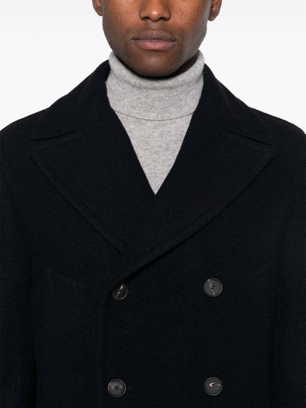 The Best Shops TAGLIATORE: ショートコート - ケープ/ポンチョ - ブルー