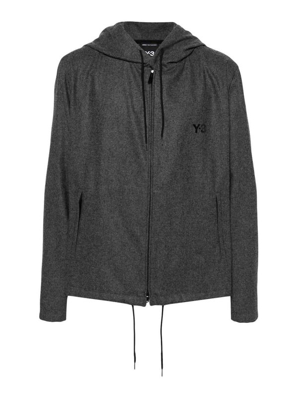 Y-3: カジュアルジャケット - カジュアルジャケット - 黒