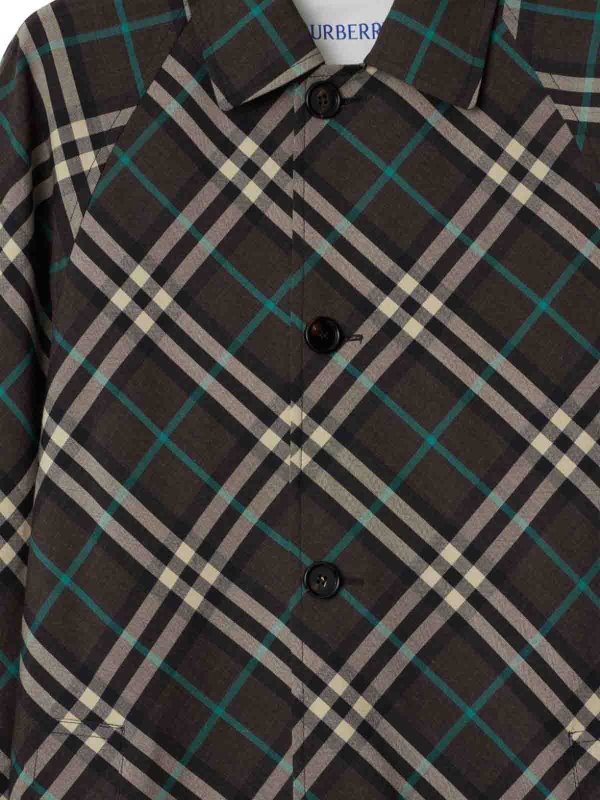 BURBERRY: Gabardinas online - Abrigo Corto - Negro