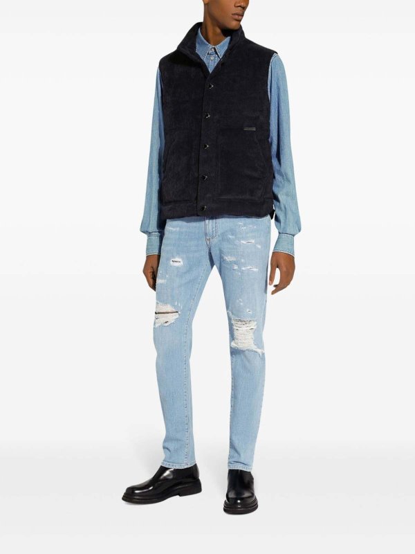 The Best Shops DOLCE & GABBANA: Chaquetas y Chaquetones acolchados - Chaleco acolchado