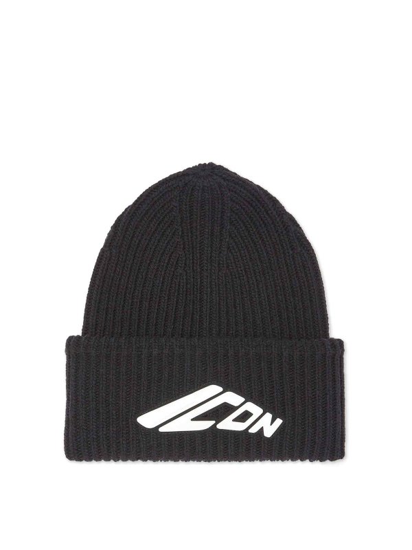 DSQUARED2: cappelli - Cappello  neri