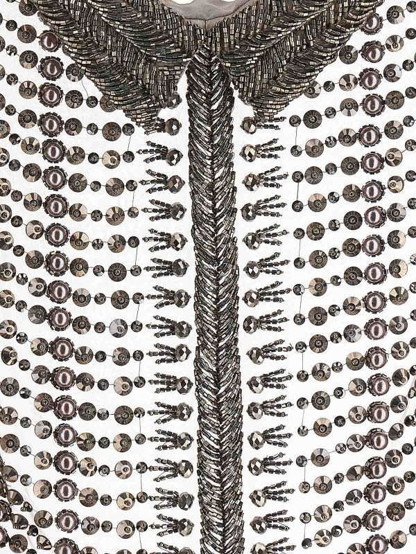 Beaded Chiffon Top shop online: ALBERTA FERRETTI