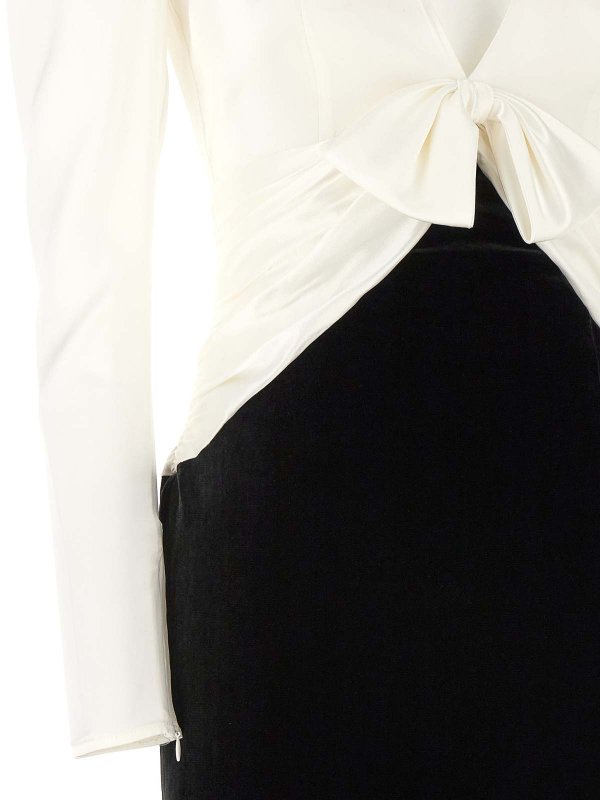 イブニングドレス - 白 shop online: ALESSANDRA RICH