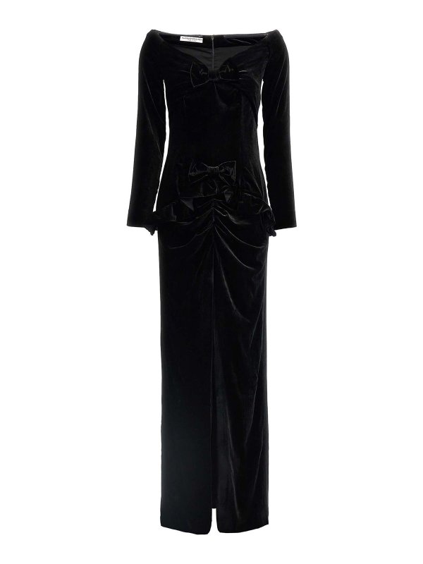 ALESSANDRA RICH: イブニングドレス - イブニングドレス - 黒