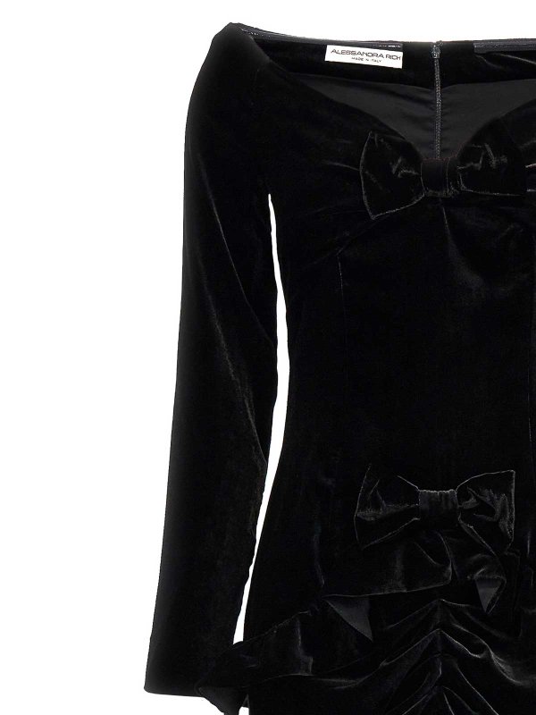 The Best Shops ALESSANDRA RICH: イブニングドレス - イブニングドレス - 黒