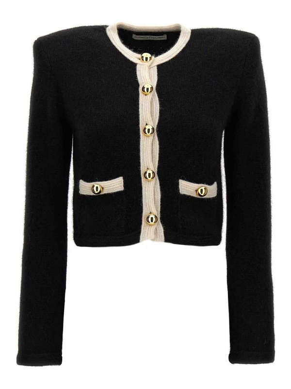 ALESSANDRA RICH: Cardigans - Cardigan - Schwarz