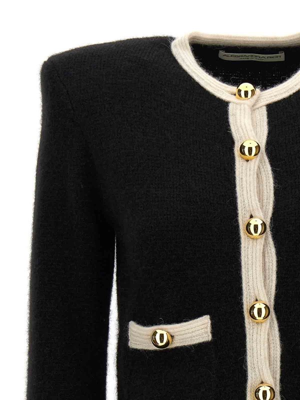 The Best Shops ALESSANDRA RICH: Cardigans - Cardigan - Schwarz