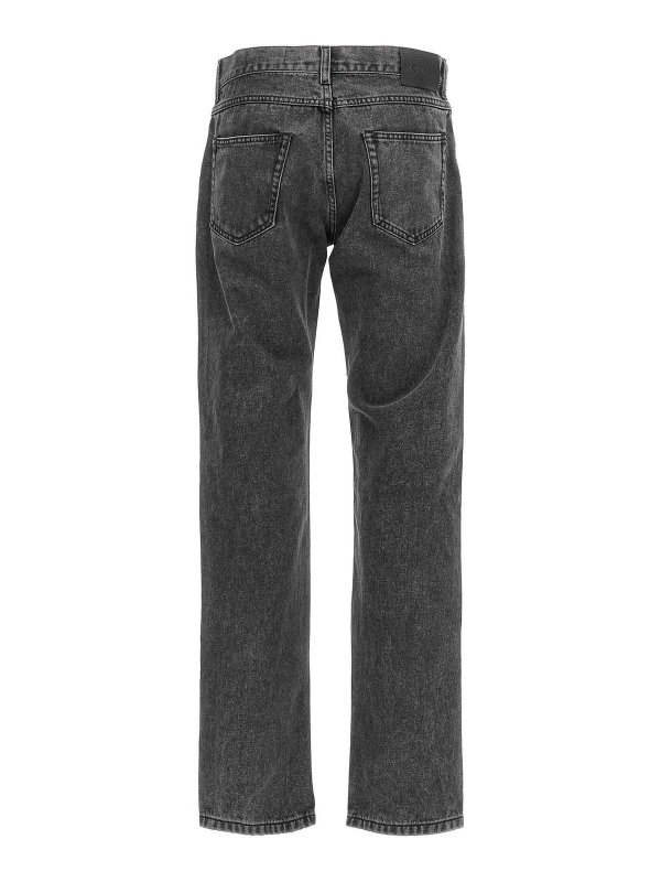 ALEXANDER MCQUEEN: bootcut jeans online - Metal Plate Jeans