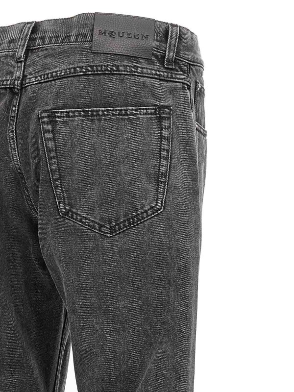 Metal Plate Jeans shop online: ALEXANDER MCQUEEN