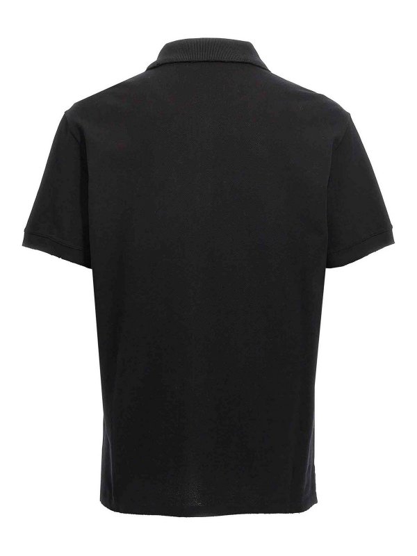 ALEXANDER MCQUEEN: polo online - Polo con teschio invertito