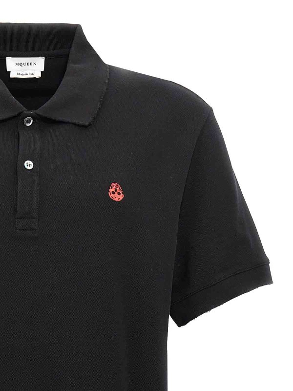 The Best Shops ALEXANDER MCQUEEN: polo - Polo con teschio invertito