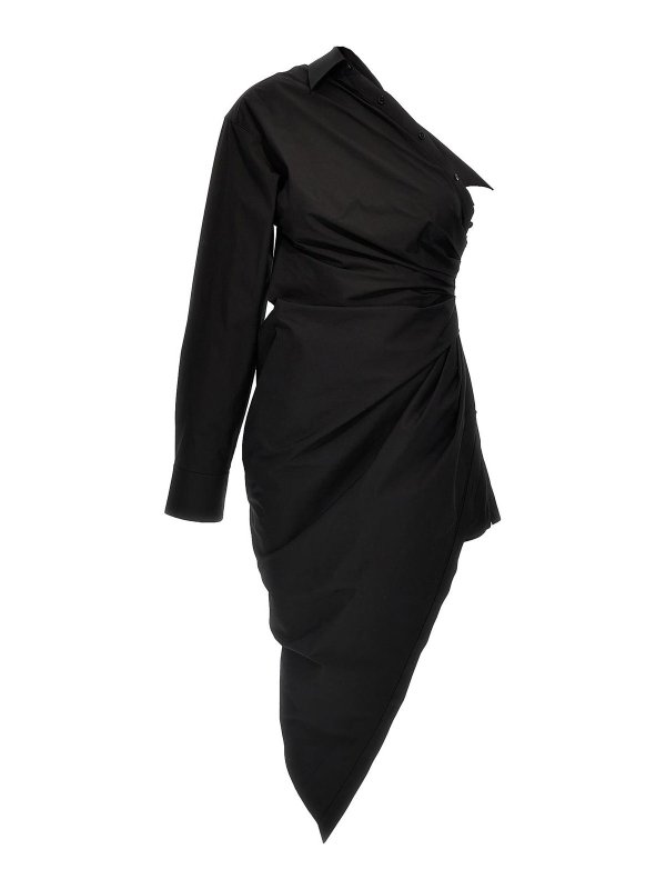 ALEXANDER WANG: ショートドレス - ショートドレス - 黒