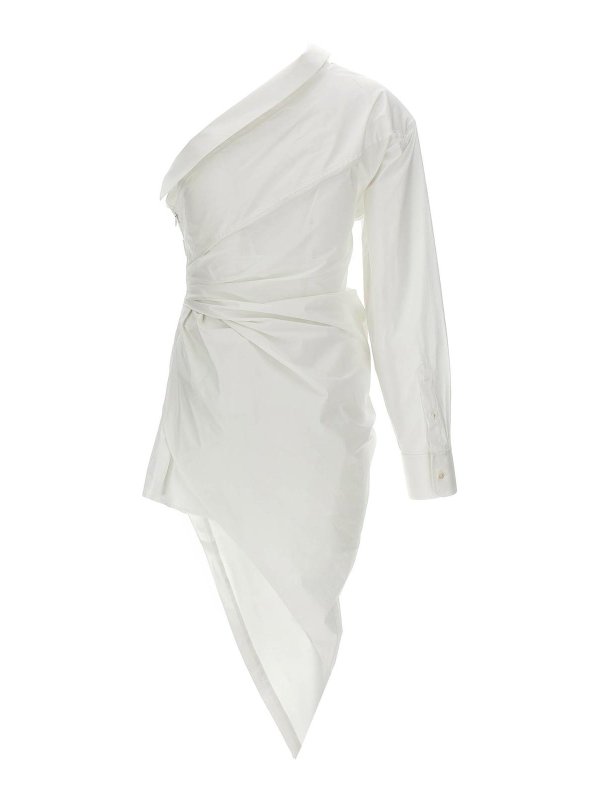 ALEXANDER WANG: abiti corti online - Abito chemisier asimmetrico