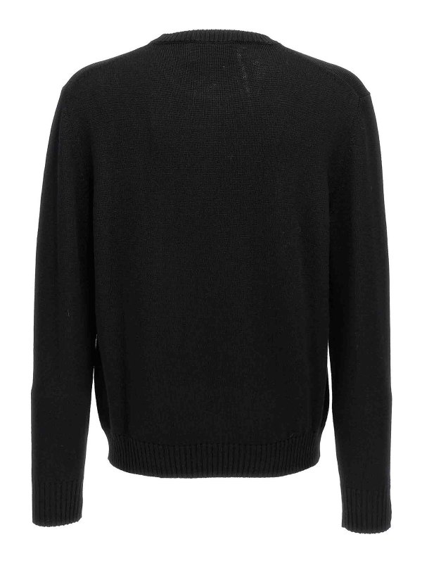 BALLANTYNE: Strickpullover mit Rundhalsausschnitt online - Rundhalspullover - Schwarz