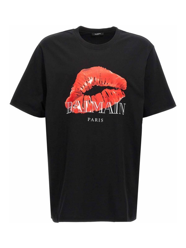 Balmain: Tシャツ - Tシャツ - 黒