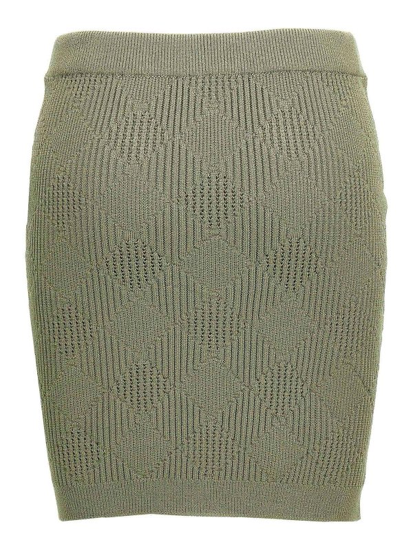 Balmain: ニーレングススカート＆ミディ丈 online - 膝丈/ミディスカート - 緑