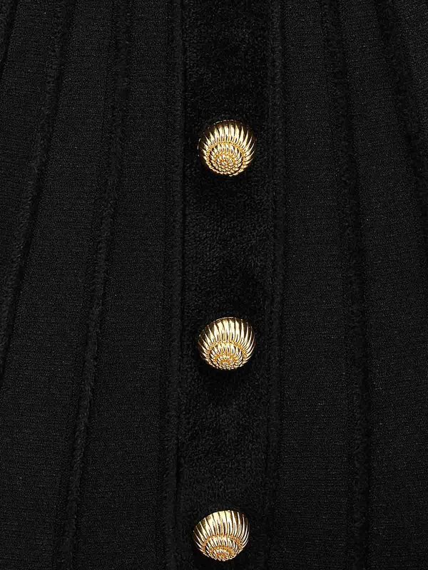 Abito con bottoni shop online: Balmain