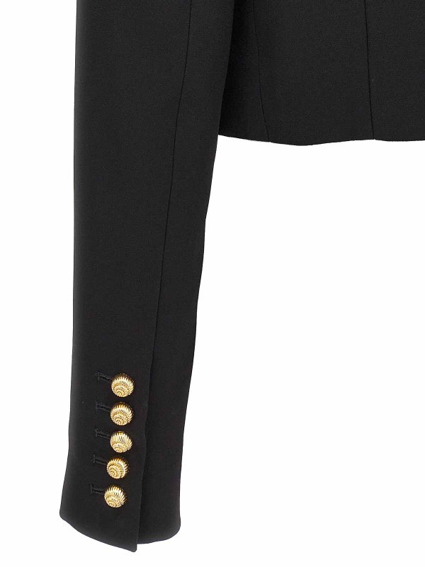 Giacca corta con bottoni shop online: Balmain