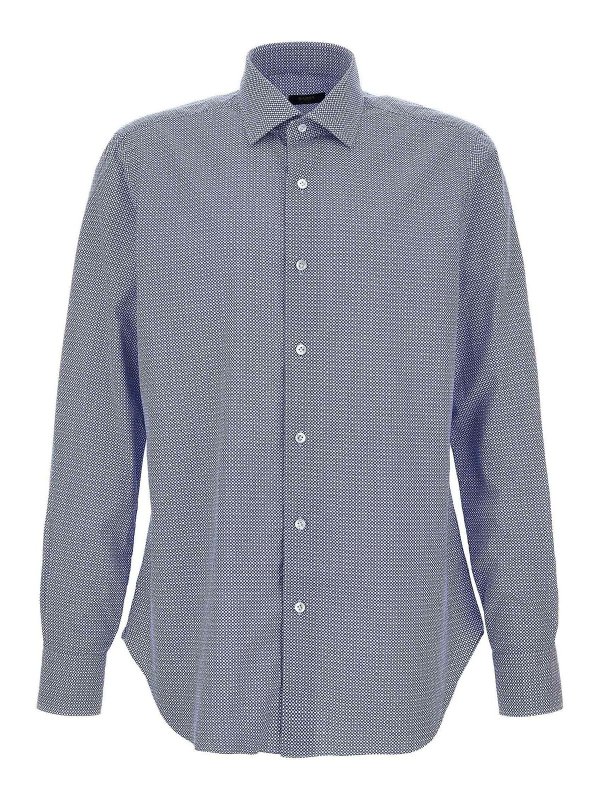 BARBA: シャツ - シャツ - ライトブルー