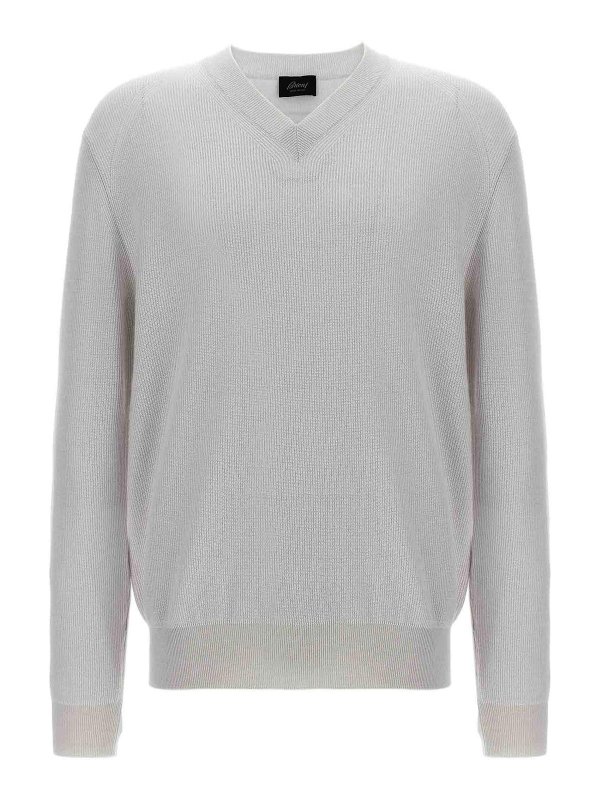 BRIONI: Cardigans - Cardigan - Weiß