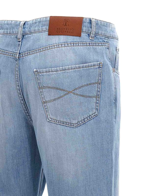 ブーツカットジーンズ - ライトブルー shop online: BRUNELLO CUCINELLI
