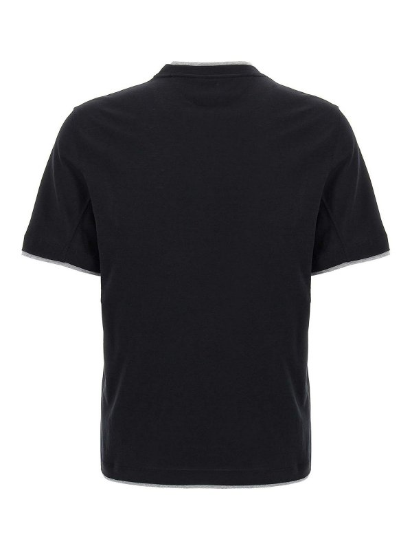 BRUNELLO CUCINELLI: Camisetas online - Camiseta - Negro