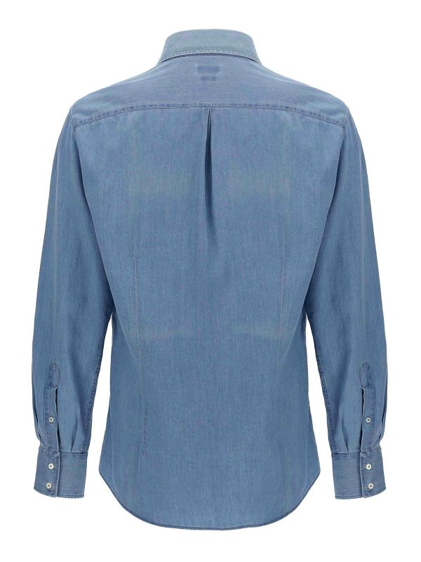 BRUNELLO CUCINELLI: Chemises online - Chemise - Bleu Clair