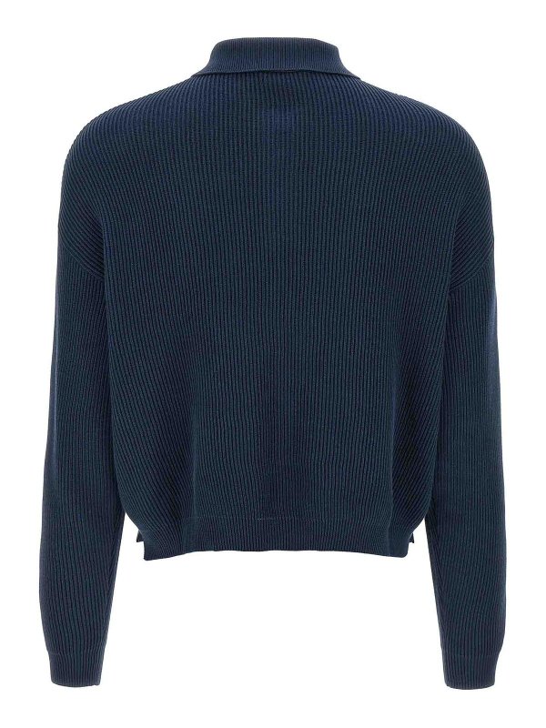 BRUNELLO CUCINELLI: cardigans online - Ribbed Sweater